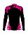 Camisa de Pesca Feminina BRK Preta e Rosa Florida com UV50+ - Imagem 2