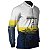 Camisa de Pesca BRK Amarelo e Azul Caiaque Fishing com UV50+ - Imagem 2