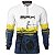 Camisa de Pesca BRK Amarelo e Azul Caiaque Fishing com UV50+ - Imagem 1
