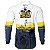 Camisa de Pesca BRK Amarelo e Azul Caiaque Fishing com UV50+ - Imagem 3