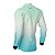 Camisa de Pesca BRK Ciano e Branco com Proteção UV50+ - Imagem 4