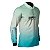 Camisa de Pesca BRK Ciano e Branco com Proteção UV50+ - Imagem 3