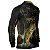 Camisa de Pesca BRK Preta Camo Tucunaré Amarelo com Proteção UV50+ - Imagem 3