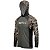 Camisa de Pesca Com Capuz BRK Cinza e Real Tree Camuflado com UV50+ - Imagem 4