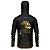 Camisa de Pesca Com Capuz BRK Preta e Amarela Tambaqui Com UV50+ - Imagem 2