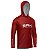 Camisa de Pesca Com Capuz BRK Select Pursuit Jeansfit Red Com UV50+ - Imagem 3