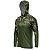 Camisa de Pesca Com Capuz BRK Verde Camuflado com UV50+ - Imagem 4