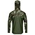 Camisa de Pesca Com Capuz BRK Verde Camuflado com UV50+ - Imagem 2