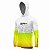 Camisa de Pesca Com Capuz Branca e Verde BRK XRAP com UV50+ - Imagem 4