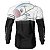 Camisa de Pesca BRK Lures Popper Branco e Preto com UV50+ - Imagem 3