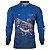 Camisa de Pesca BRK Discovery Cyborg Azul com Proteção UV50+ - Imagem 1