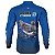 Camisa de Pesca BRK Discovery Cyborg Azul com Proteção UV50+ - Imagem 2