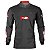 Camisa de Pesca BRK 'Dive' Preta e Vermelha com UV50+ - Imagem 1
