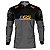 Camisa Brk Motociclismo GS BMW Performance Cinza e Preto com Proteção Solar UV  50+ - Imagem 1