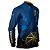 Camisa de Motociclismo Brk Ushuaia Azul com Uv50+ - Imagem 3