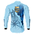 Camisa Motociclista Brk Expedição Ushuaia Azul Clara 2 com Uv50 - Imagem 2