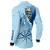 Camisa Motociclista Brk Expedição Ushuaia Azul Clara 2 com Uv50 - Imagem 4