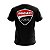 Camiseta de Motociclismo BRK Preta Ducati Corse Itália 2 com Uv50 - Imagem 2