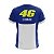 Camiseta de Motociclismo Brk Casual Factory Racing Azul e Branco com Uv 50 - Imagem 2