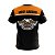 Camiseta de Motociclismo Brk Preto e Laranja 2 com Uv50 - Imagem 2