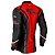Camisa Motociclista Brk Preto e Vermelho Enfield com Uv50 - Imagem 4