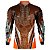Camisa de Motociclismo BRK Skull Motocicleta com Uv50 - Imagem 1