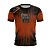 Camiseta de Motociclismo Brk Preto e Laranja Degradê com Uv50 - Imagem 3