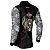 Camisa Motociclista Brk Moto H-D Caveira Skull com Uv50 - Imagem 4