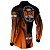 Camisa Motociclista Brk Laranja e Preto Moto H-D com Uv50 - Imagem 4