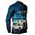 Camisa Off-Road BRK Caminhonete Motorhome Azul Com UV50+ - Imagem 3