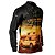 Camisa Off Road BRK Caminhonete Motorhome Laranja Com UV50+ - Imagem 3