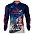 Camisa Motociclismo BRK F 850 GS Premium Azul com UV50+ - Imagem 1