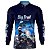 Camisa Motociclista BRK R 1250 GS Premium Azul com UV50+ - Imagem 1