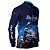 Camisa Motociclista BRK R 1250 GS Premium Azul com UV50+ - Imagem 3