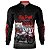 Camisa Motociclista BRK Tiger 900 Preta e Vermelha com UV50+ - Imagem 1