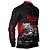 Camisa Motociclista BRK Tiger 900 Preta e Vermelha com UV50+ - Imagem 3