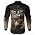Camisa Motociclista BRK Tiger 1200 Preta com UV50+ - Imagem 2