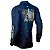 Camisa Motociclismo BRK Big Trail Expedição Argentina Azul Escuro UV50+ - Imagem 4