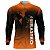 Camisa Motociclismo BRK Expedição Serra do Rio Rastro Laranja com UV50+ - Imagem 1