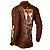 Camisa Motociclismo BRK Big Trail Clean Marrom com UV50+ - Imagem 2