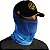 Bandana Black Mask Brk Azul Escuro Rajado com Proteção UV50+ - Imagem 1