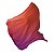 Bandana Black Mask Brk Degradê Roxo e Vermelho com UV50+ - Imagem 3