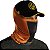 Black Mask Brk Laranja e Preto com Proteção UV50+ - Imagem 1