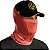 Bandana Black Mask Brk Vermelho Liso Proteção UV50+ - Imagem 1