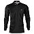 Camisa Casual BRK Unissex Basic Preta com UV50 + - Imagem 1