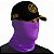 Bandana Tubeneck Brk Roxo Mosaico com Proteção UV50+ - Imagem 1