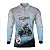 Camisa Motociclismo Brk Patagônia Azul e Cinza com Proteção Solar UV50+ - Imagem 1