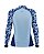Camisa de Pesca Feminina Brk Básica Floral Azul Claro com Proteção Solar UV50+ - Imagem 2