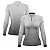 Camisa Feminina Agro Brk Mescla Branca com Proteção Solar UV50+ - Imagem 1