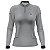 Camisa Feminina Agro Brk Básica Cinza Claro com Proteção Solar UV50+ - Imagem 1